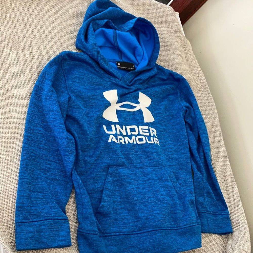 Under Armour hoodie jacket warm blue color